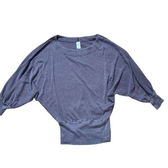 Free People Long Sleeve Bubbe Tee Purple Sz XS - Picture 1 of 10